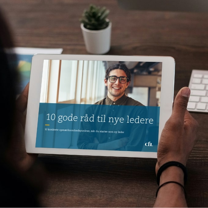 E-bog med 10 gode råd til nye ledere
